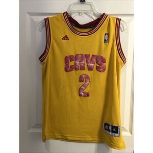 Cleveland Cavaliers Cavs Kyrie Irving #2 Red Adidas Youth‎ Boys Jersey XL